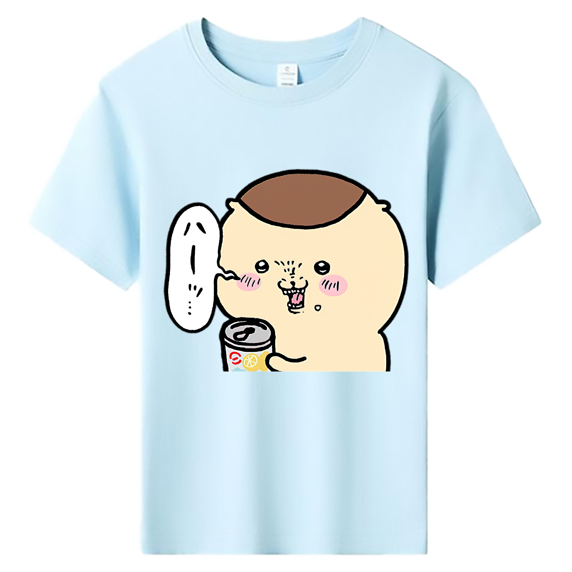 （画像用） ちいかわ くりまんじゅう Chii-kawa kuri manjū 綿100％キッズTシャツ（フロントプリント）